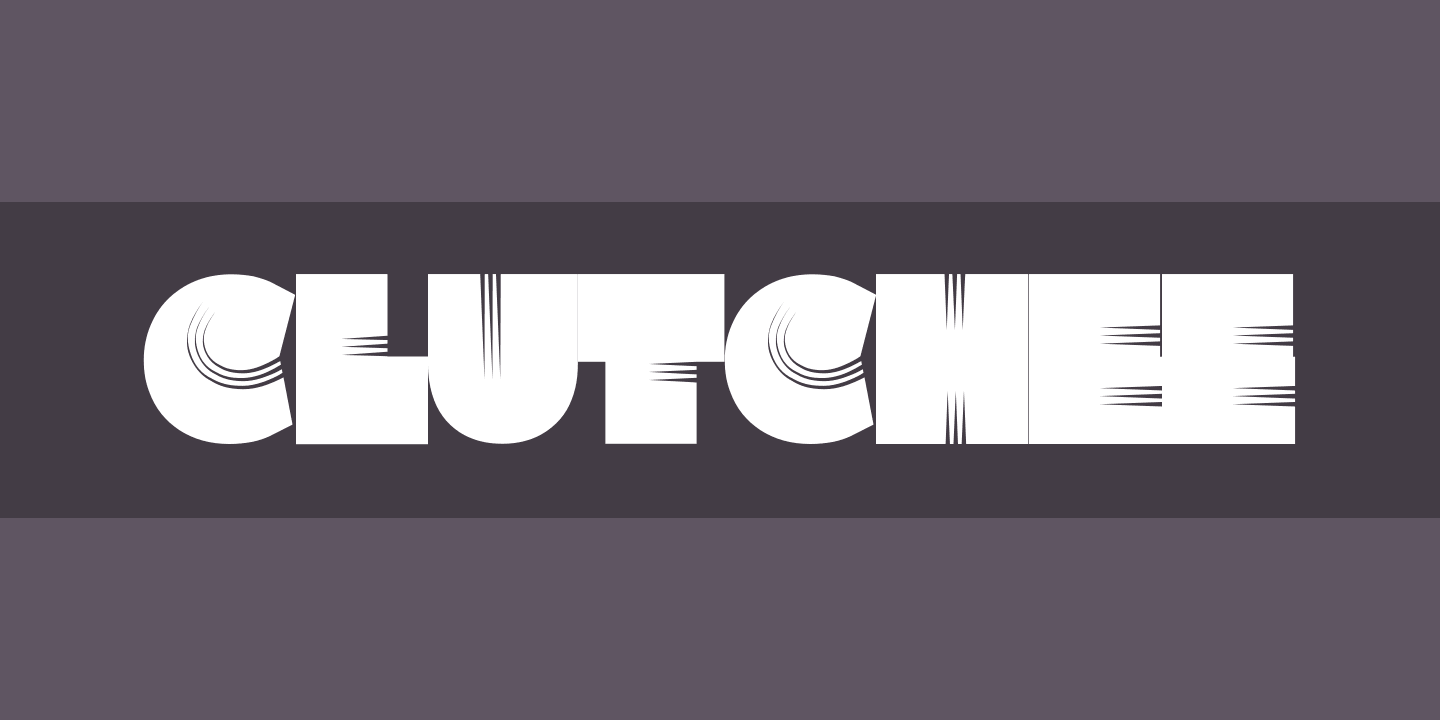 Example font Clutchee #1